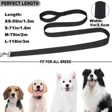 5ft/6ft/10ft Nylon Dog Leash, Easy-To-Use Collar Hook, Durable For Small, Medium And Large Dogs, Suitable For Outdoor Walking, Playing, Camping Or Yard Use
