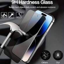 3D Privacy Glass Film Compatible With Cell Phone MODELS NEW IPHONES /  / REDMI / XIAO MI / MOTO ROLA / REALME - 黑色 - 查看 6
