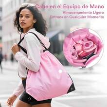 13PCS Pilates Kit, Juegos de Equipos de Fitness para el Hogar, 9.8 Inch Pelota de Yoga, Bandas de Resistencia, Anillos de Tensión, Anillos de Masaje, Equipo de Fitness Portátil - Rosa - Ver 11