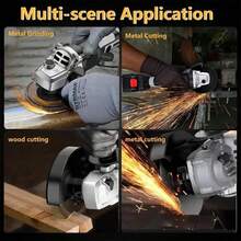 Esmeriladora Angular Pulidora Electrica 5in Con 2 Batería - Gris - Ver 3