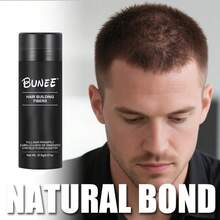 27.5g Bunee Hair Fiber Bottle, Physical Hair Thickening, Instant Volume, Invisible Care, No Heavy Feel, Natural Appearance, Suitable For All Types Of Thin Hair