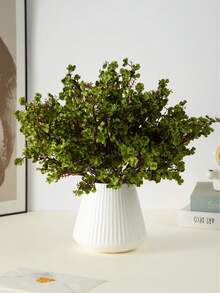 MEHELANY 4 قطع من الزهور الاصطناعية الخضراء، زهور بلاستيكية مقلدة لزهور الجبسوفيلا، مناسبة للترتيبات الزهرية في المنزل والزفاف وترتيب المطبخ والمناسبات كالاستقبال والعيد والحفلات والمناضد والرفوف والغرف والحمامات والأعراس والأكاليل