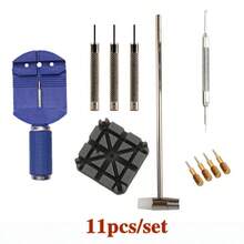 11 Piece Set Of Clock Adjusters, Watch Repair Tools, Watch Disassemblers, Watch Chains, Strap Adjusters, Watch Strap Cutters, Essential For Home Use, Convenient And Easy To Use