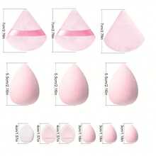 Free Shipping 12pcs Makeup Sponge Egg Beauty Sponge Soft Makeup Powder Puff Foundation Sponge Powder Puff Women Makeup Accessories Beauty Tools - Hồng - Xem 4