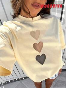 Women T-Shirts - 杏色 - 查看 1