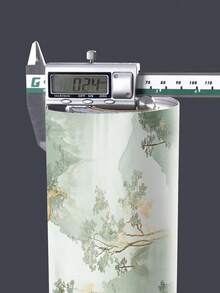 1 Roll 1m/3m/5m Vintage Mountain, Tree, Natural Landscape Chinese Landscape Style Wallpaper, Removable And Self-Adhesive Contact Paper, Vinyl Wallpaper, DIY Home Decor, Room Background, Bedroom, Kitchen, Living Room, Bathroom, Cabinet, Table & Chair, Furniture Renewal Cover - Multicolor - View 11