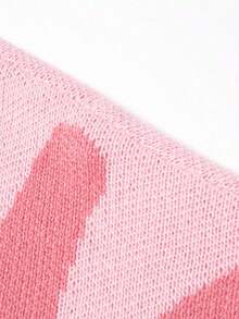 Manfinity Hypemode Men's Color-Block Button-Up Long Sleeve Cardigan Sweater - Pink - View 5