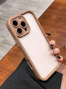 极简卡其色哑光苹果手机壳适用于 17 Pro Max/17 Pro/17 Air/17/16/16 Pro Max/16 Plus/16 Pro/16E/15/15 Pro Max/15 Pro/15 Plus/11/12/13/14 Pro Max/XS/XR/11 Pro/11 Pro Max/12 Pro/12 Pro Max/13 Pro/13 Pro Max/14 Pro/14 Pro Max，哑光硬壳，亚克力材质，加固加厚 - 卡其色-全包加厚加硬 - 查看 1