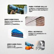 Pistola Para Pintura Gravedad Profesional Industrial 800ml