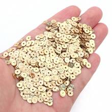 20g/Paket Payet PVC Bulat 4mm - Sekitar 3500 buah Payet Holografik, Cocok untuk Jahit DIY, Bordir, Kerajinan Tangan, Pakaian, Aksesoris, Pertunjukan Panggung, Dekorasi Pesta Festival - MultiWarna - View 14