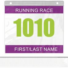Yarlung 50 Pack Race Bib Display Vinyl Protector Sheets, Running Race Bib Holder Sleeves Runners Players Athletes, Medals Hanger Display