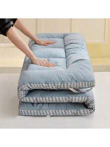 3D珠光床垫垫层 - 超柔软透气蓬松床垫，亲肤舒适，适用于卧室、榻榻米、宿舍、露营 | 四季皆宜，厚度2.36-3.2英寸，床垫保护套