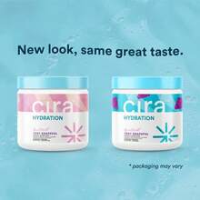Cira Hydration Powder (45 Servings) X Alicia McCarvell'S Electrolyte Drink Mix With Himalayan Salt For Dehydration Relief And Recovery - Very Grapeful - Tên hương vịH - Xem 2
