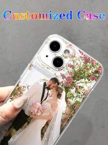1 pieza Funda de teléfono personalizada con imagen, funda de teléfono personalizada con foto, funda de teléfono con imagen personalizada, funda de teléfono personalizada con imagen, regalo de aniversario, regalo del Día de San Valentín, regalo de cumpleaños, regalo de boda, regalo del Día de la Madre, regalo del Día del Padre, regalo para el mejor amigo, regalo para mamá/papá, regalo para novio, regalo para novia, se adapta a 11 12 13 14 15 16 Pro Max, A14 A15 A55 A56 A34 A35 S23 S24 S25, Teléfonos celulares y accesorios, Otoño elegante, 2025phonecase