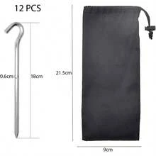 Outdoor Tent Ground Pegs - 18公分+付款 - 查看 4
