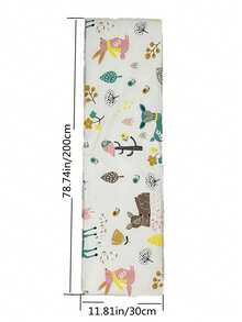 AIBOYING 1pc Baby & Toddler Bed Rail, 4-Season Crib Bumper, Infant Bed Guard, Removable & Washable Anti-Collision Bed Fence, Gift For Girls & Boys - Multicolor - View 5