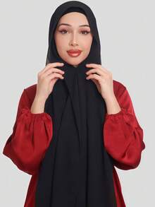 1 chiếc khăn trùm đầu quấn nhanh có móc nam châm, khăn choàng voan kết hợp lớp lót dệt kim Jersey, khăn trùm đầu quấn nhanh 3 trong 1, vải voan mềm mại và thoáng khí, thích hợp mặc hàng ngày, lễ hội, cầu nguyện, hành hương, khăn choàng abaya cho nữ mặc khi đi dự tiệc - khăn trùm đầu tức thì - Xem 20