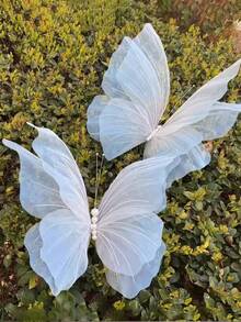 1/3/5pcs 3D Butterfly Wedding Decor, Indoor Photography, Display Cabinet, Wall Decor, Iridescent Butterfly Wedding Decoration - 彩色 - 查看 12