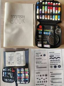 全新实用DIY刺绣针法指南，刺绣针法技巧手册，缝纫入门书籍，提升您的手工技能，适合初学者和刺绣爱好者，情人节、生日、感恩节、母亲节送给女性的绝佳礼物