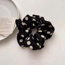 2 Stücke Haargummis im Polka Dot Stil, modische Haraccessoires, vielseitig einsetzbare elastische Haarbänder für Pferdeschwänze & Dutt, Haargummis, Lässig, zum Gesicht waschen, Make-up, Zuhause, Gym Frau Accessoires