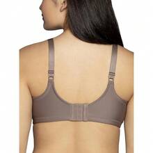 Vanity Fair Women's Full Figure Beauty Back Smoothing Bra, 4 Way Stretch Fabric, Lightly Lined Cups Up To H - 無鋼圈-胡桃木色 - 查看 4
