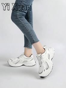 Women Chunky Shoes - White - View 6