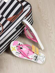 Disney SANDALIA DE DAMA PARA MUJER DE MODA ,COMODA IDEALES PARA CUALQUIER OCASION - Blanco - Ver 2