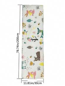 AIBOYING 1pc 200*30cm Child Bed Bumper, Bed Rail, Safety Guardrail Anti-Fall No Assembly Portable Travel Bed Barrier, Nursery Decor, Kids Bedding Accessory - Multicolor - View 3