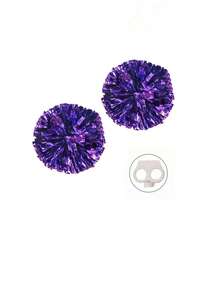 2 件啦啦队手持绒球丝带，舞蹈表演道具，广场舞游戏道具，用于足球、篮球、足球和体育表演、团队运动、舞蹈和啦啦队道具