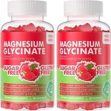 Magnesium Glycinate Gummies 1000mg - Sugar Free Magnesium Potassium Supplement With Vitamin D, B6, CoQ10 For Calm Mood &Amp; Sleep Support - 180 Mango Pineapple - Flavor NameF - View 1