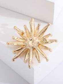 Fashionable Rhinestone Sunflower Brooch For Women Dress Suit Pin Accessories Party Banquet Gift - Sunflower - View 10
