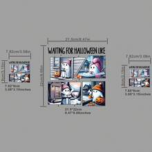 3 قطع/3 قطع/4 قطع من ملصقات الأشباح لموسم الهالوين والشتاء، ملصقات قابلة للغسل من الدرجة الأولى للتطبيق بالحرارة على الملابس والقمصان النسائية/الرجالية والحقائب الظهر والوسائد والشارات الزخرفية والملصقات والقبعات البيسبول والحقائب وغيرها