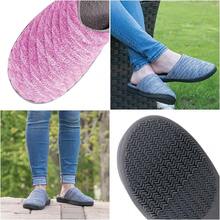 Pantuflas deslizantes de punto espacial Andrea para mujer Isotoner - Violeta vívida - Ver 4