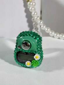 عداد رقمي محمول صغير مزين بأزهار من الراين، قابل للضبط بإحكام، ضغط يدوي مريح للعد، متوفر بألوان متعددة، مناسب للرياضات الخارجية والتلاوة والعد الديني، خفيف الوزن ومحمول، سيناريوهات استخدام متنوعة - متعدد الألوان - مشاهدة 16