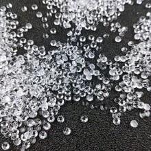 500pcs/1000pcs 樹脂DIY果凍水鑽 平底迷你圓形水鑽 用於手機殼、杯子、鞋子、靴子、衣物裝飾、手工DIY偶像周邊、姓名貼 - 裸白 - 查看 5