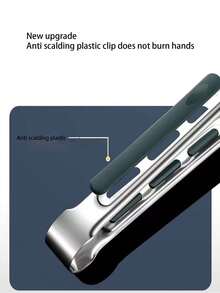 1 Stück 7/9/11/13 Zoll Edelstahl rutschfeste und hitzebeständige Lebensmittelzange, Haushalts-Brot-Lebensmittel-Clip Küchen-Klemme zum Kochen, Backen, Grillen, Steak