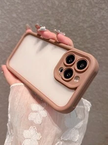 极简卡其色哑光苹果手机壳适用于 17 Pro Max/17 Pro/17 Air/17/16/16 Pro Max/16 Plus/16 Pro/16E/15/15 Pro Max/15 Pro/15 Plus/11/12/13/14 Pro Max/XS/XR/11 Pro/11 Pro Max/12 Pro/12 Pro Max/13 Pro/13 Pro Max/14 Pro/14 Pro Max，哑光硬壳，亚克力材质，加固加厚 - 卡其色-全包加厚加硬 - 查看 4