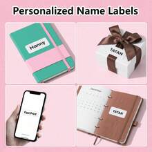 Marklife Label Maker Machine, M1 Portable Handheld Bluetooth Mini Label Printer, Multiple Templates For Smartphone Thermal Small Label Maker Rechargeable Easy To Use For Home Office School, With 12x40mm Label