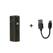 1个便携式510螺纹电池盒，400mAh，带USB-C充电端口，电压可调，兼容加热线圈工具