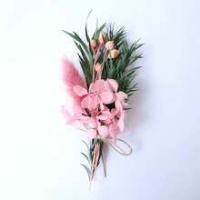 2/6/12 Piezas Ramo de flores secas mini, decoración navideña, caja de regalo para propuesta a dama de honor, centros de mesa para boda bohemia, pequeñas flores secas de pampa para decorar jarrones, flores secas diminutas para decorar tartas de cumpleaños