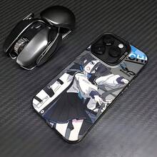 [Enviado desde México]Funda de Teléfono de Chica Animada Y2K para Modelos de  16, 15, 14, 13, 12, 11 Pro Max, X, XR, XSMAX, 8 y 7 Plus con Parte Trasera Anticaída y Acabado Mate. - Plateado - Ver 6