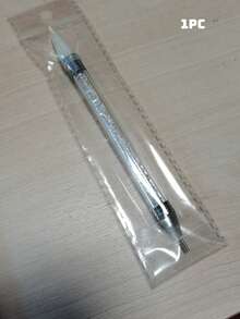 1 Set Rhinestone Picker Tool, Includes Rhinestones, Acrylic Tube Rhinestone Applicator, 3 Wax Heads Sold Separately, Double-Ended DIY Nail Art Tool (OPP Bag Packaging) - Multicolor - View 10