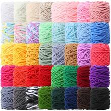 1pc 100g/1pc Chunky Knitting Yarn Set, Single Ply Soft & Skin-Friendly Autumn/Winter Yarn, Suitable For DIY Knitting Scarves, Bags, Slippers, Dolls, Blankets, Cushions - Multicolor - View 1