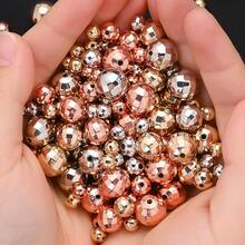 4Amazonia 20/30/50/100入組復古迪斯可球珠，可愛銀色反光鏡面圓珠，適用於DIY手鍊、項鍊、耳環製作 - 白色 - 查看 3