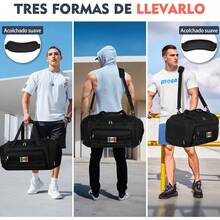 Maleta Deportiva Bosillo 40L/55L Impermeable,Bolsa de Deporte Gym con Compartimento para Zapatos,Bolso de Viaje para Hombres y Mujeres Capacidad y Ligero - 40 litros - Ver 6