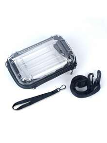 Men's Casual Versatile Commuter Shoulder Messenger Bag Laptop Case , Valentines Gifts - Clear - View 5