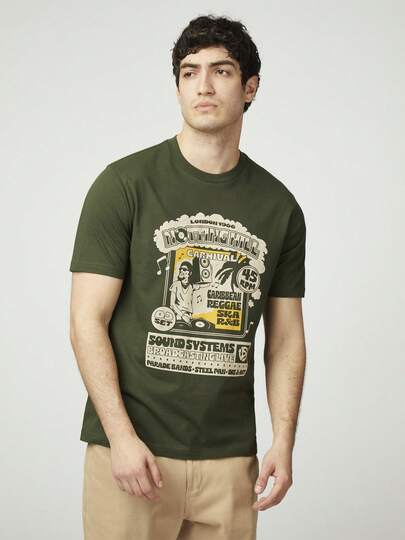 Ben Sherman Playera Estampada Carnaval Notting Hill  Verano    Regular    Ninguno
