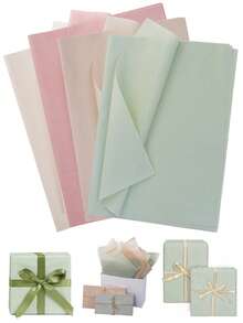 10/20pcs Green Tissue Paper For Gift Packaging, Candy DIY Packaging Paper, Floral Wrapping Paper For Birthday Wedding Party Packaging Decoration