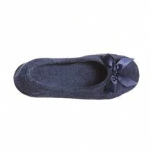 Isotoner Women's Terry Ballerina Slipper Clog - 海軍 - 查看 7