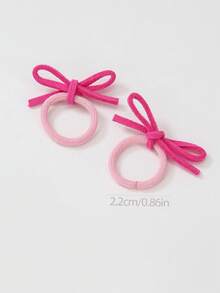 Bộ 10 chiếc dây buộc tóc nơ ruy băng màu hồng cho bé gái/phụ nữ, kiểu dáng tối giản, nhỏ nhắn, dễ thương như công chúa, đa năng, nhẹ nhàng với tóc, co giãn và bền chắc, phù hợp sử dụng hàng ngày. - Nhiều màu - Xem 6